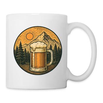 Alpine Beer Panorama - Mug - white - Right