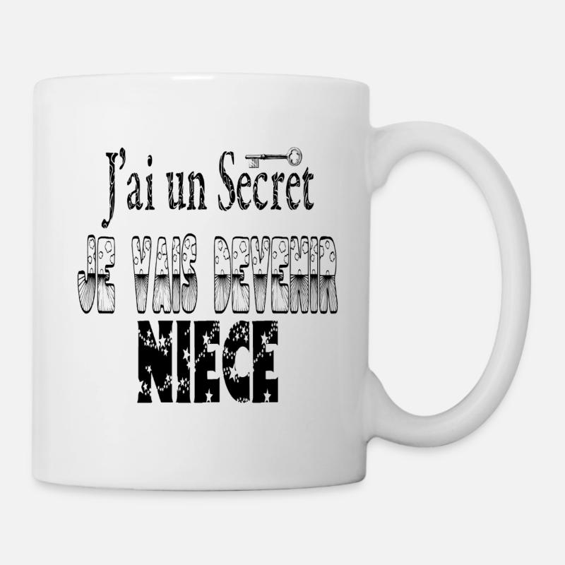 I have a secret I'm going to become a niece - Mug - white