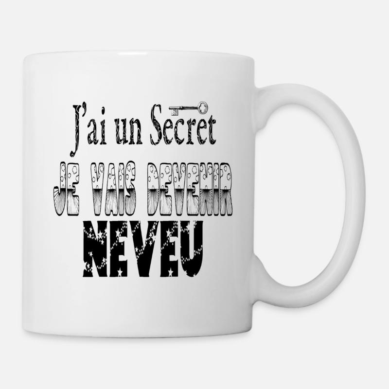 Ich habe ein Geheimnis: Ich werde ein Neffe - Tasse - Weiß