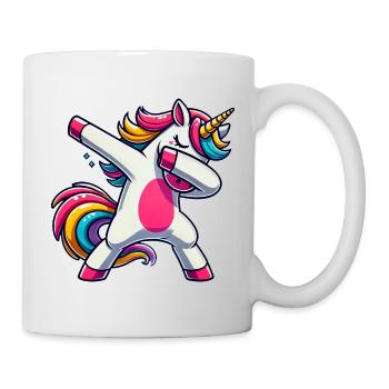 Dab Unicorn Dabbing Unicorns Unicorn Girl - Mug - white - Right