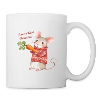 Süße Weihnachts Maus – Passez un bon Noël - Mug blanc - blanc - Droite
