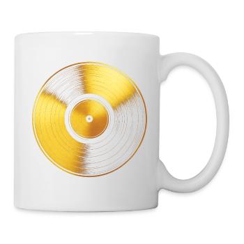 Collectionneur Vinyle Disque Or Vinyle - Mug blanc - blanc - Droite