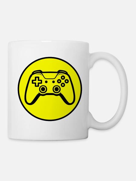 Controller Joypad Symbol - Tasse - Weiß
