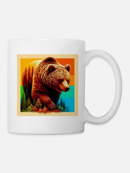Bär - Tasse - Weiß