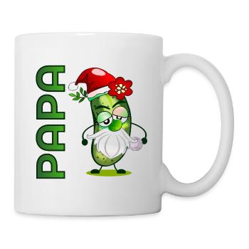 CADEAUX DE NOËL POUR PAPA, LE JOUEUR DE BOULE - Mug blanc - blanc - Droite