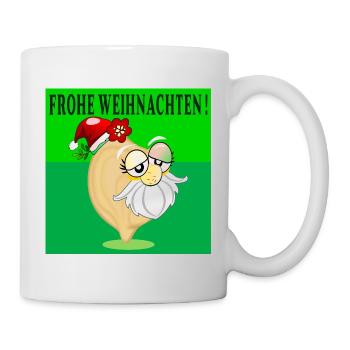 JOYEUX NOËL PÈRE NOËL AUX POIS CHICHES - Mug blanc - blanc - Droite