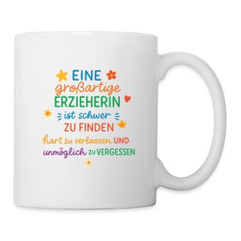 Un bon éducateur est difficile à trouver ! - Mug blanc - blanc - Droite