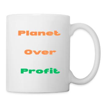 PLANET VOR PROFIT - Tasse - Weiß - Rechts