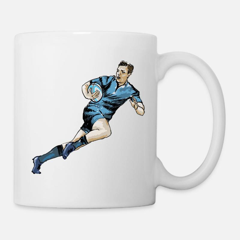 Rugby - Mug blanc - blanc