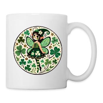Fée elfe de la forêt enchantée - Mug blanc - blanc - Droite