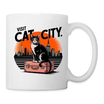 Cat in the City - Mug - white - Right