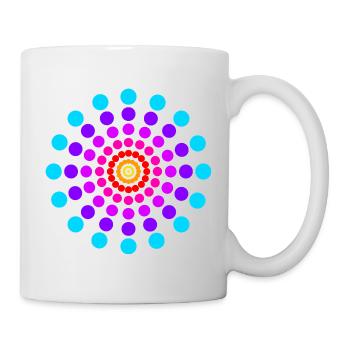 Mandala - Tasse - Weiß - Rechts