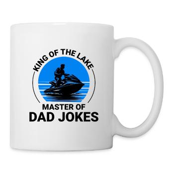 Funny Jet Ski Dad Joke Summer  - Mug - white - Right