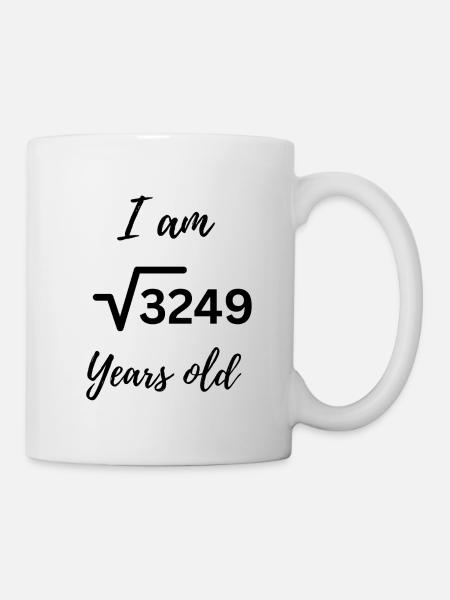 √3249 – 57 und smarter denn je - Tasse - Weiß