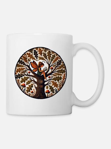 Märchenhafte Lesung aus dem Zauberwald - Tasse - Weiß