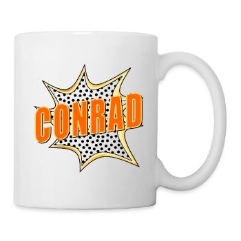 NAME CONRAD POP-ART - Tasse - Weiß - Rechts