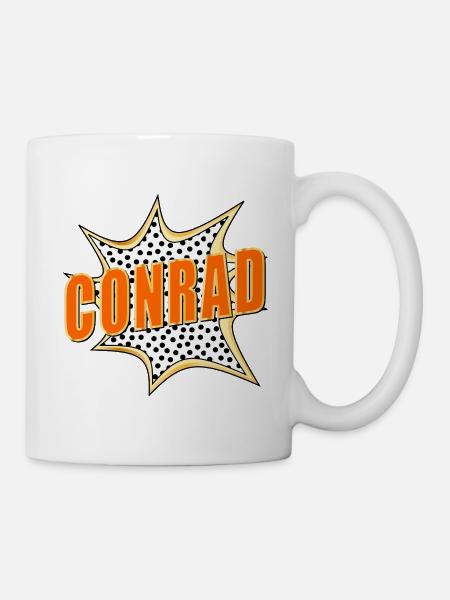 NAME CONRAD POP-ART - Tasse - Weiß