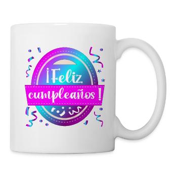 Bon anniversaire - Mug blanc - blanc - Droite
