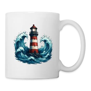 phare - Mug blanc - blanc - Droite