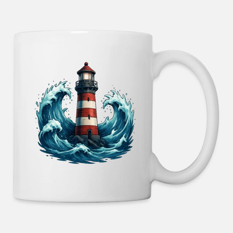 phare - Mug blanc - blanc