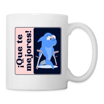 Mach dich selbst besser Meeresbewohner - Tasse - Weiß - Rechts