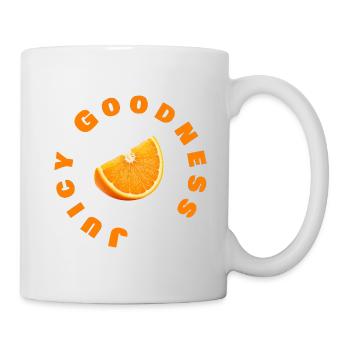 Citrus Vibe Retro T-shirt - Mug - white - Right