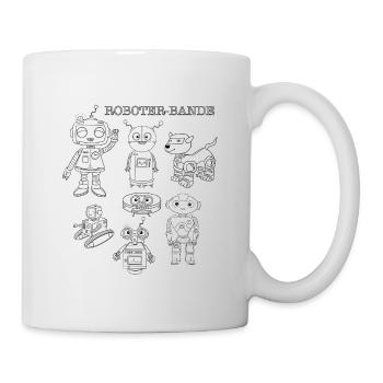 More robots, more fun - Mug - white - Right