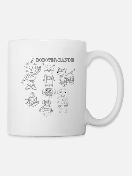 More robots, more fun - Mug - white