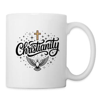 Christentum - Christliches Logo - Tasse - Weiß - Rechts