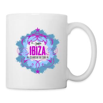 Ibiza Sonne und Meer Design - Tasse - Weiß - Rechts