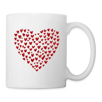 Heart Collection: Love in Red - Mug - white - Right