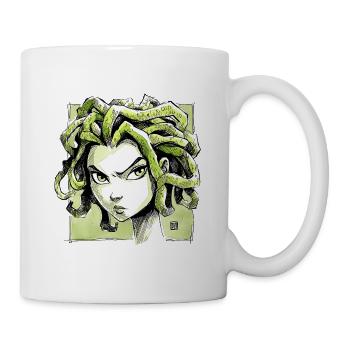 Medusa Sketch - Tasse - Weiß - Rechts