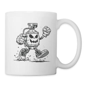 Skull Grenade - Mug - white - Right