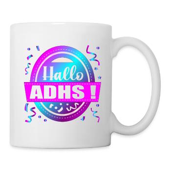 HELLO ADHD PARTY - Mug - white - Right