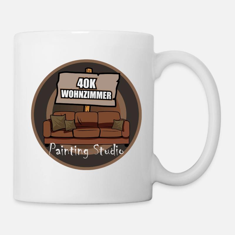 Paintingstudio 40KWohnzimmer  - Tasse - Weiß