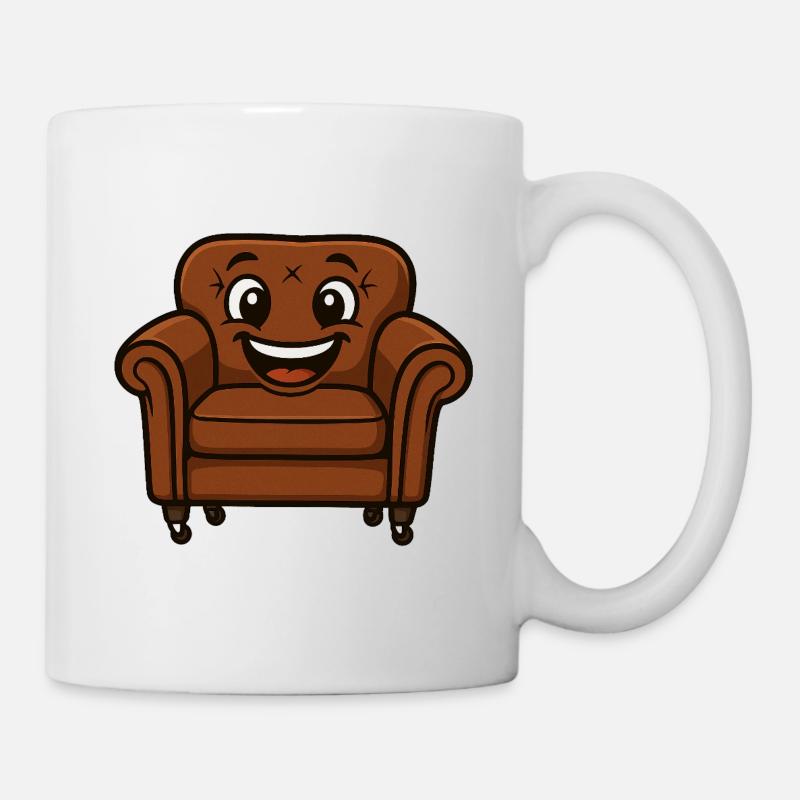 Couchi lacht - Tasse - Weiß