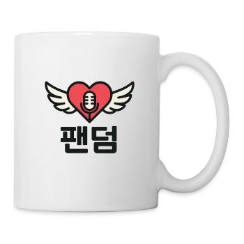 K-Pop Heart with Wing and Microphone Design - Mug - white - Right