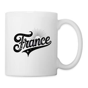 Frankreich - Souvenir-Design - Tasse - Weiß - Rechts