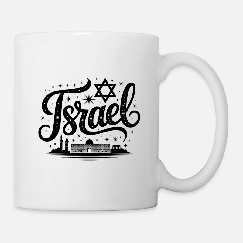 Israel - Souvenir Design - Tasse - Weiß