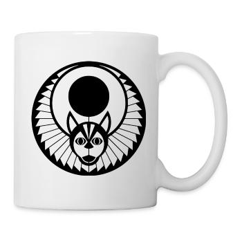 Ägyptische Gottheit Kornkreis - Tasse - Weiß - Rechts