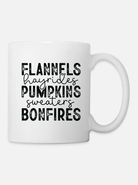 Halloween-Kürbis-Jubel - Tasse - Weiß