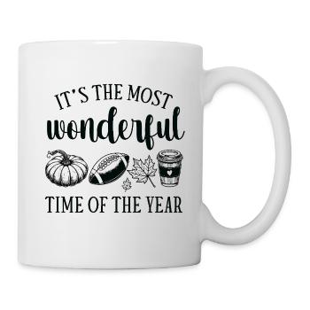 Les premières saveurs de l’automne - Mug blanc - blanc - Droite