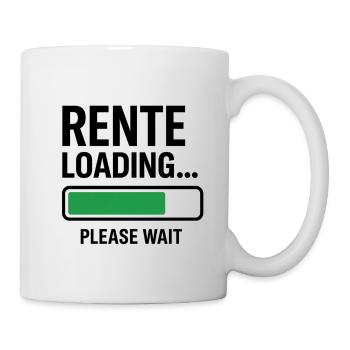 Rente Loading please wait - Tasse - Weiß - Rechts
