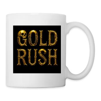 Geldreiches Ballon-Textdesign - Tasse - Weiß - Rechts