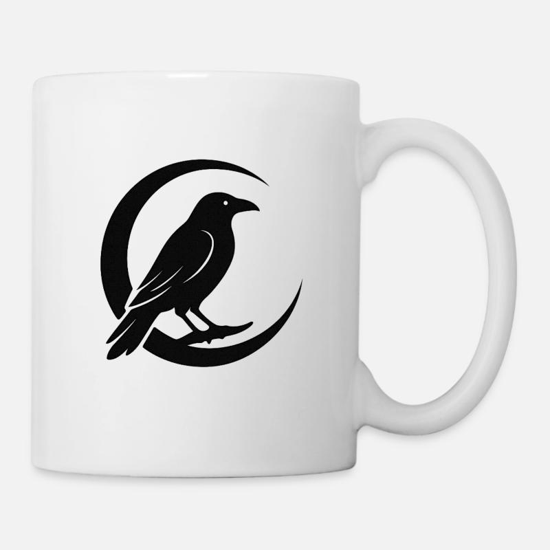 Moon Raven - Tasse - Weiß