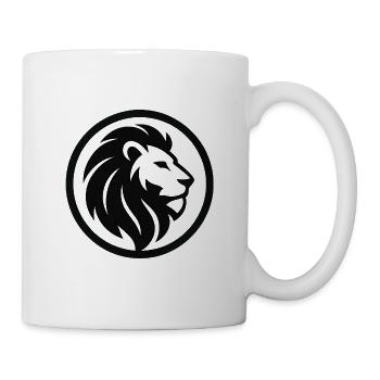 Écusson du lion - Mug blanc - blanc - Droite