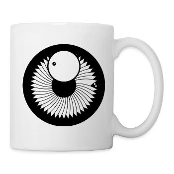 Sonnenauge – Kosmische Kornkreiskunst - Tasse - Weiß - Rechts