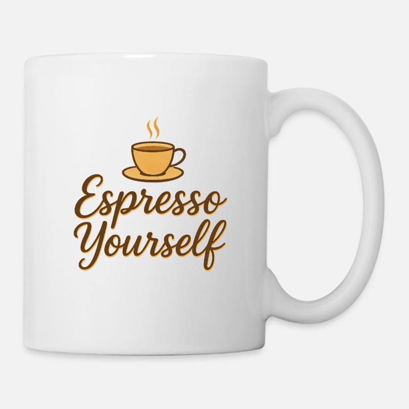 Coffee mug with inspirational saying - Mug - white
