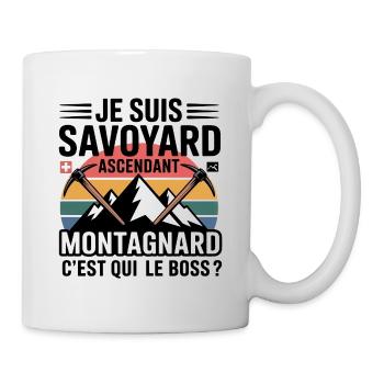 Berg und Zinnen, Spitzname der Himmelfahrt - Tasse - Weiß - Rechts