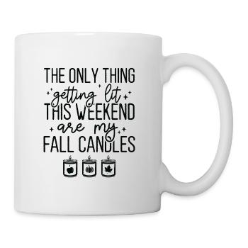 The Autumn Lantern with Mood of Madness - Mug - white - Right